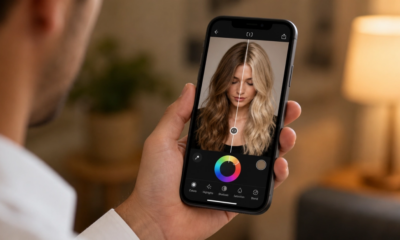 App para Mudar Cor e Corte de Cabelo